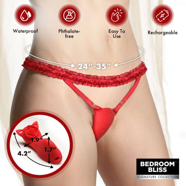 Textured Silicone Panty Vibe w/ Remote Textured Silicone Panty Vibe w/ Remote