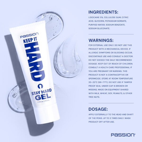 Keep It Hard Stay Hard Gel 1.5oz Keep It Hard Stay Hard Gel 1.5oz