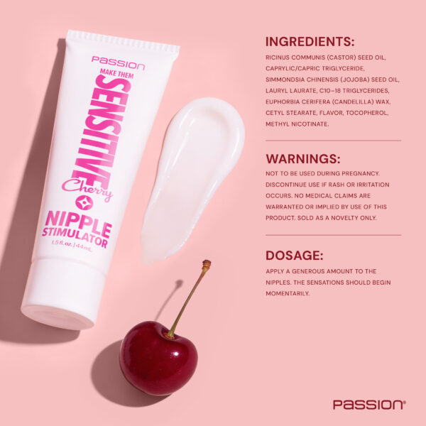 Make Them Sensitive Nipple Stimulator - Cherry Make Them Sensitive Nipple Stimulator - Cherry