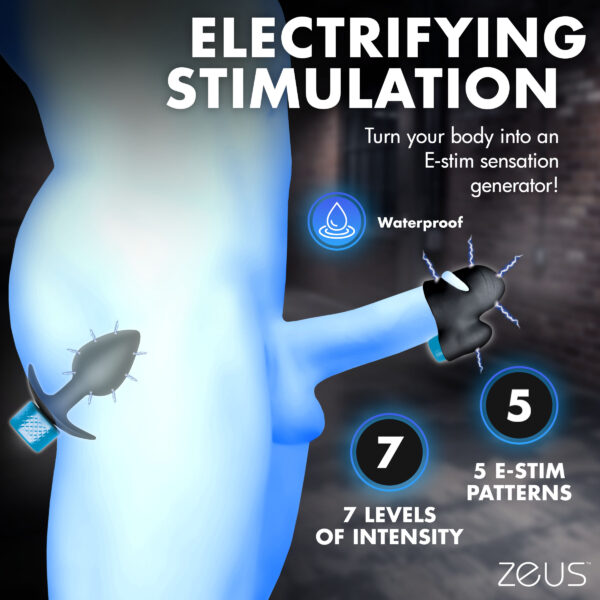 Anal Plug and Head Teaser E-Stim Kit Anal Plug and Head Teaser E-Stim Kit