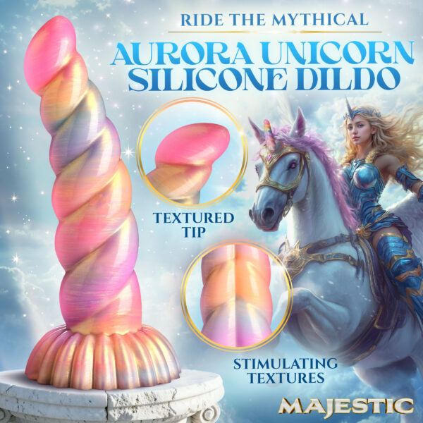 Aurora Unicorn Silicone Dildo Aurora Unicorn Silicone Dildo