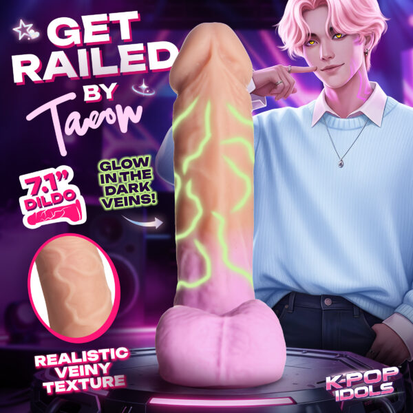 Taeon Silicone Dildo with Balls Taeon Silicone Dildo with Balls