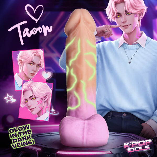 Taeon Silicone Dildo with Balls Taeon Silicone Dildo with Balls