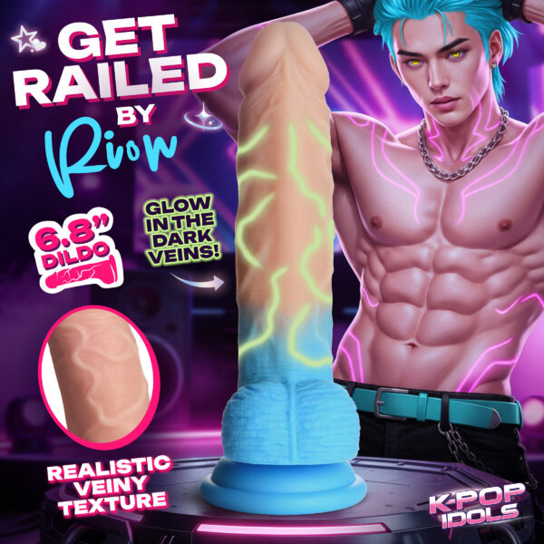 Rion Silicone Dildo with Balls Rion Silicone Dildo with Balls