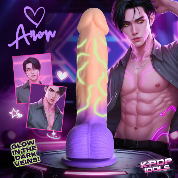 Aren Silicone Dildo with Balls Aren Silicone Dildo with Balls