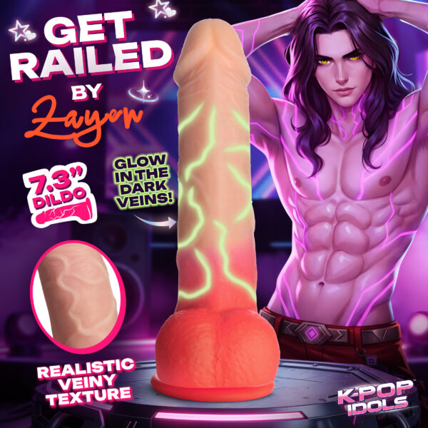 Zayen Silicone Dildo with Balls Zayen Silicone Dildo with Balls