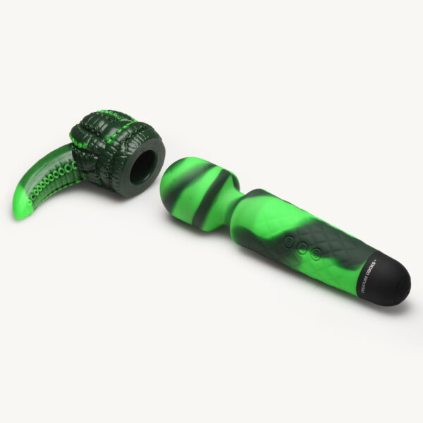 Octo Wand Silicone Vibrating Wand + Attachment Octo Wand Silicone Vibrating Wand + Attachment
