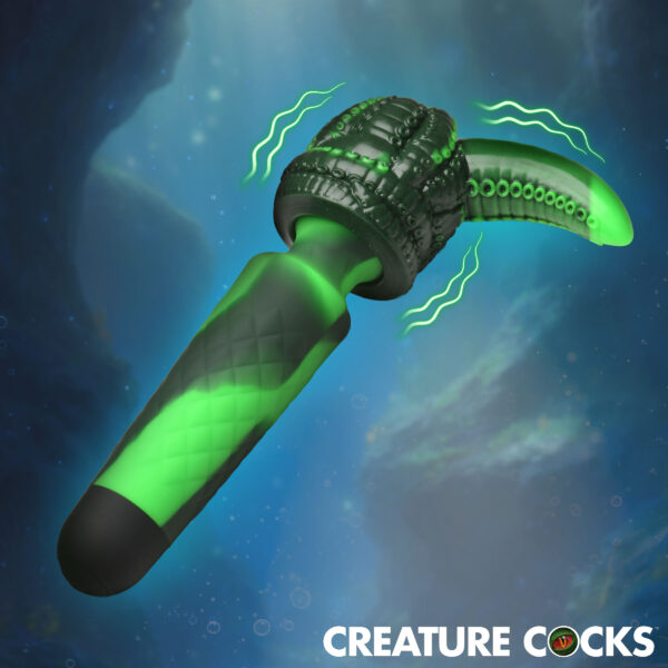 Octo Wand Silicone Vibrating Wand + Attachment Octo Wand Silicone Vibrating Wand + Attachment