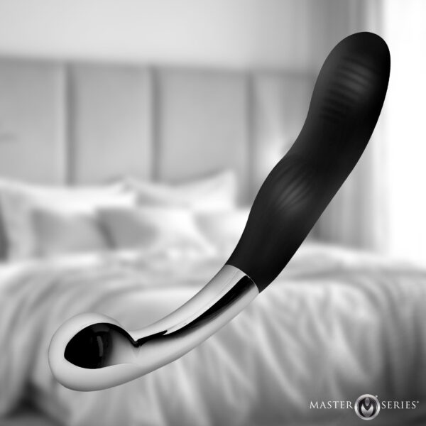 Dual Desire Dual-Ended Silicone and Metal Dildo Dual Desire Dual-Ended Silicone and Metal Dildo