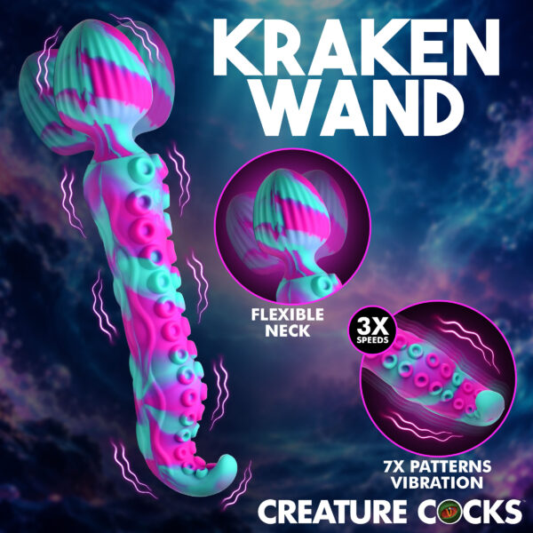 Kraken Wand Dual-Ended Silicone Wand Massager Kraken Wand Dual-Ended Silicone Wand Massager