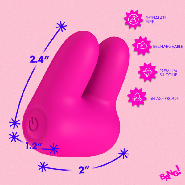 Dual Silicone Vibrator - Pink
