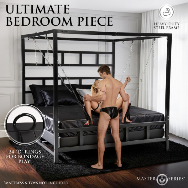 King Size Dungeon Bed with Suspension Canopy King Size Dungeon Bed with Suspension Canopy