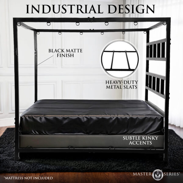 King Size Dungeon Bed with Suspension Canopy King Size Dungeon Bed with Suspension Canopy