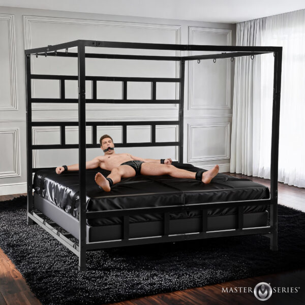 King Size Dungeon Bed with Suspension Canopy King Size Dungeon Bed with Suspension Canopy