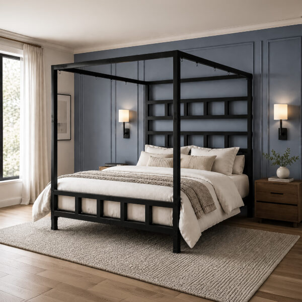 King Size Dungeon Bed with Suspension Canopy King Size Dungeon Bed with Suspension Canopy