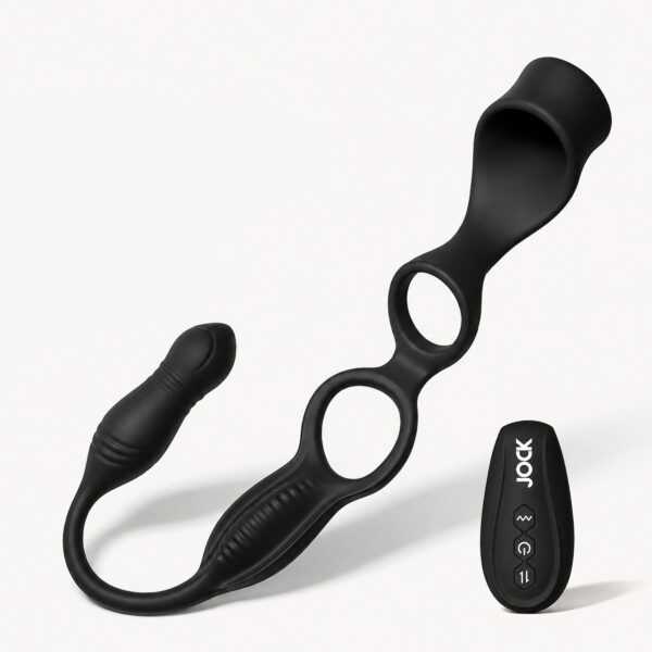 Hype Max Thrusting & Vibrating Anal Plug w/C-Ring