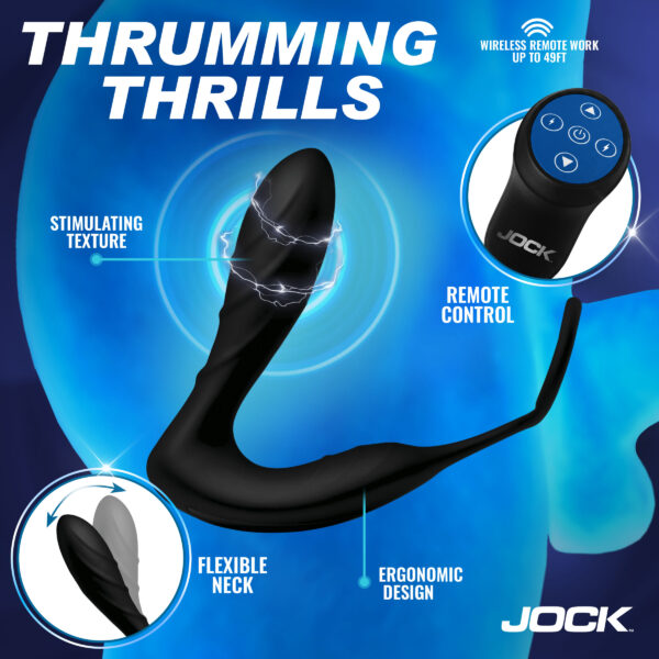 Shockwave E-Stim Anal Plug w/ C-Ring Shockwave E-Stim Anal Plug w/ C-Ring