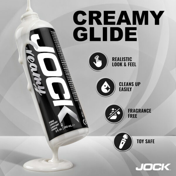 JOCK Creamy Cum Lubricant 8oz JOCK Creamy Cum Lubricant 8oz