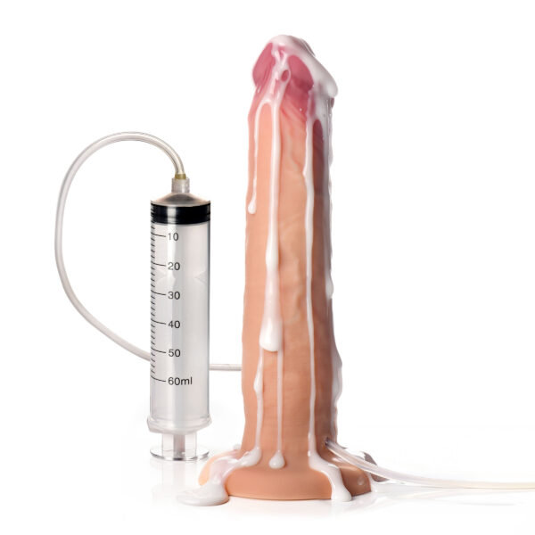 9.75" Ejaculating Silicone Dildo 9.75" Ejaculating Silicone Dildo