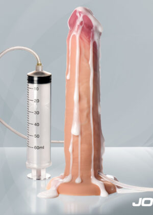 9.75" Ejaculating Silicone Dildo