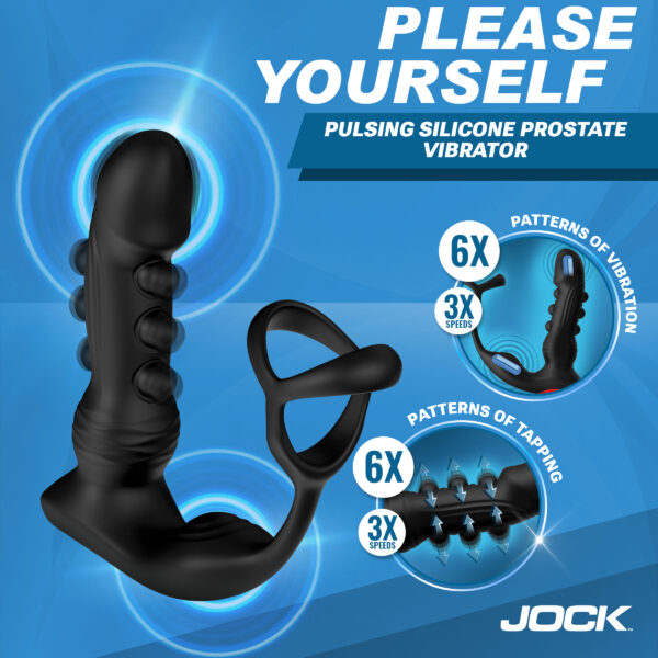P-Pulse Pulsing Silicone Prostate Vibrator w/ Remote Control P-Pulse Pulsing Silicone Prostate Vibrator w/ Remote Control