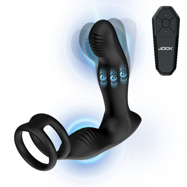 P-Drive Sliding & Rocking Prostate Vibrator w/ C-Ring P-Drive Sliding & Rocking Prostate Vibrator w/ C-Ring