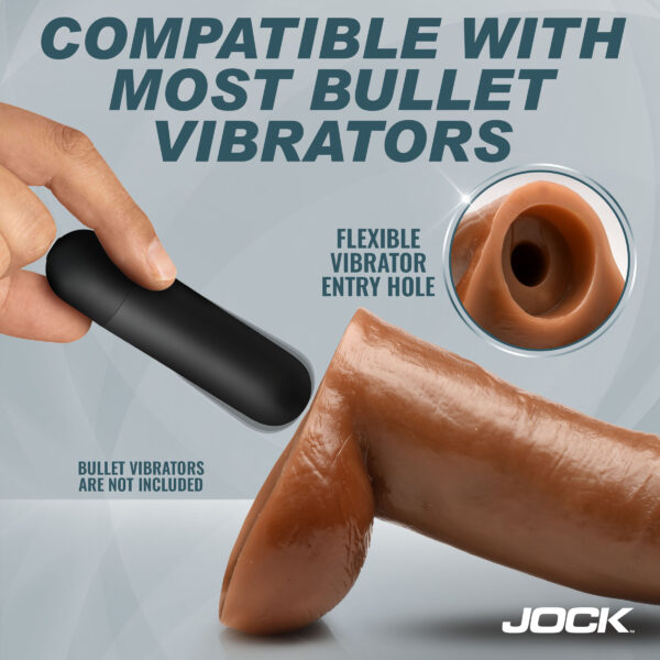 JOCK 8" Dildo with Balls Chocolate JOCK 8" Dildo with Balls Chocolate