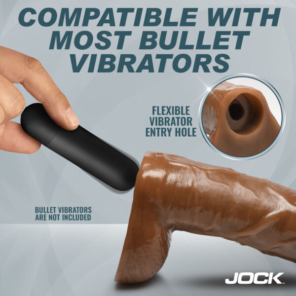 9" Dildo with Balls Chocolate 9" Dildo with Balls Chocolate